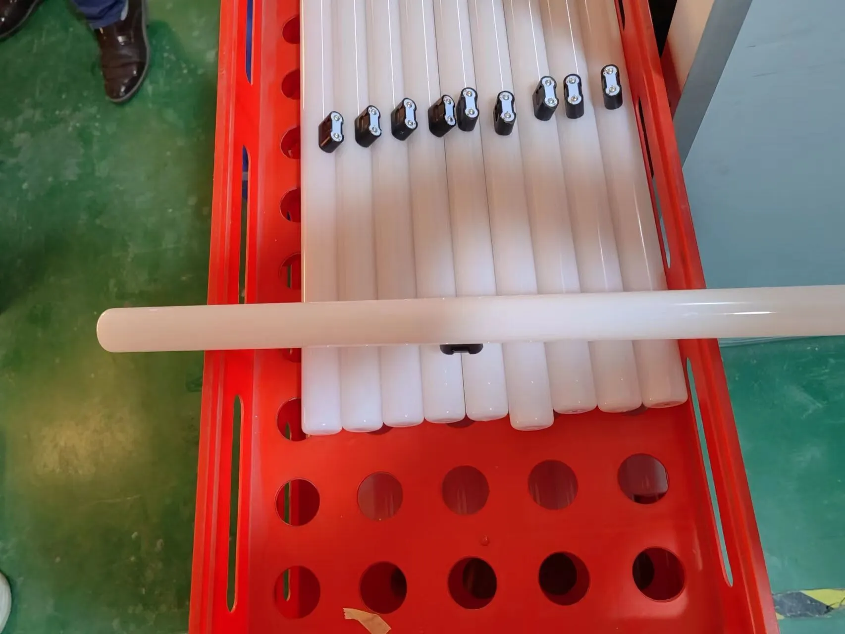 DC24V Dimmable 30cm 50cm 100cm Milky Glass Cover SMD LED S14S/D Linear Lamp 1