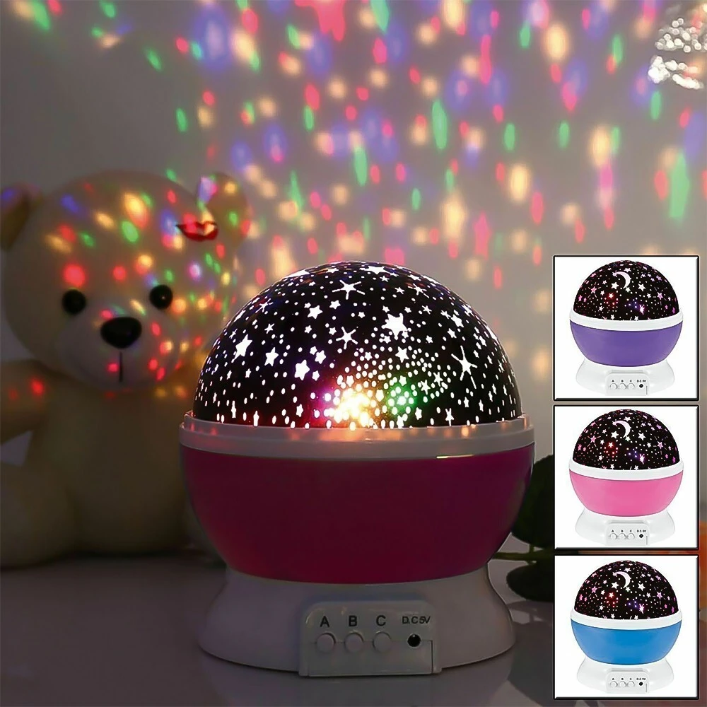 Galaxy Projector Starry Sky Rotating LED Night Light 1