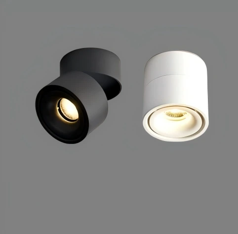 Indoor Surface Mounted LED Ceiling Spotlight COB Downlight 360° Adjustable 1