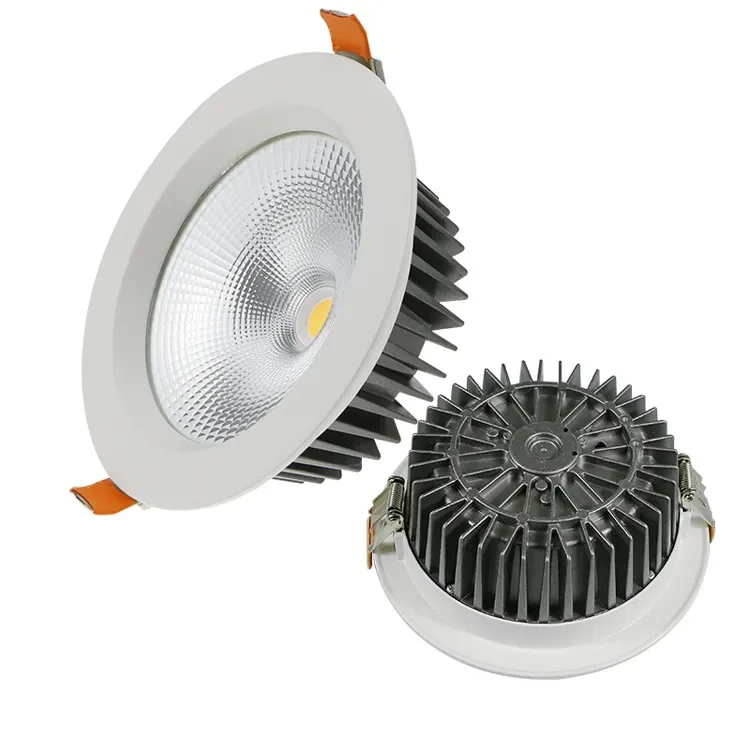 3000K/4000K/6000K Bridgelux COB High Lumen Efficiency LED Down Lightings 1