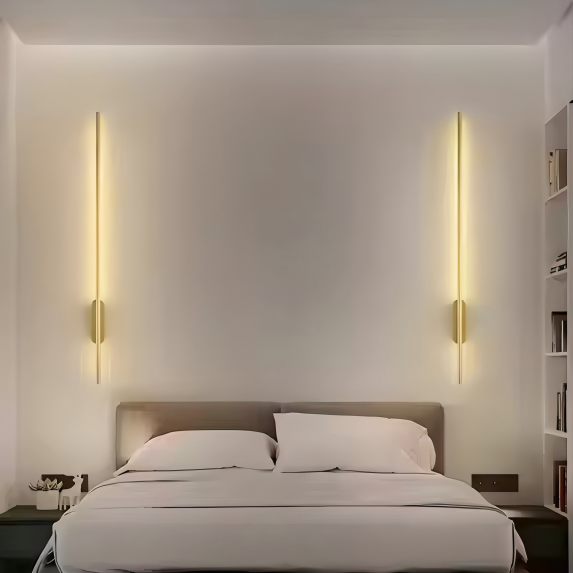 Gold LED Long Strip Wall Lights 5