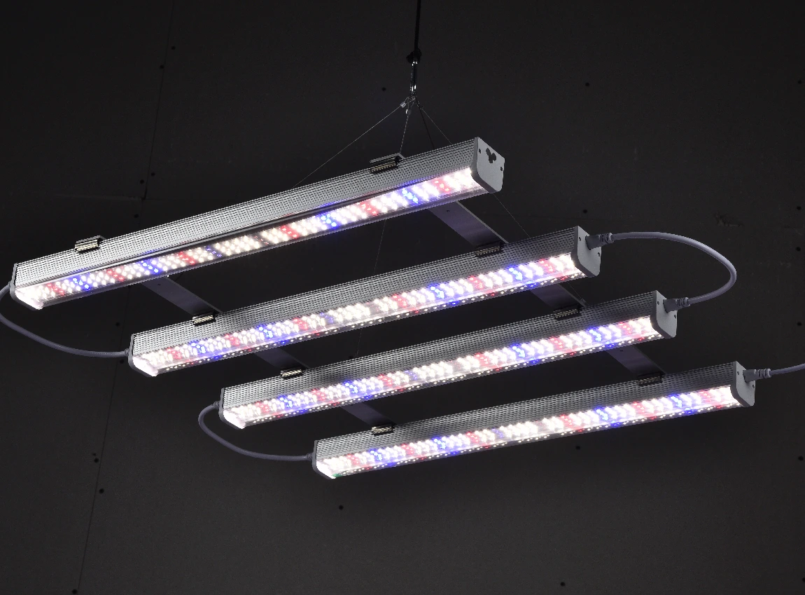 100W 4x25W Full Spectrum LED Grow Light Bar 1