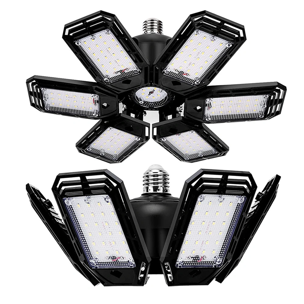 6500K E27 LED Garage Light Bulbs Led Shop Light with 6+1 Deformable Panels Light 1