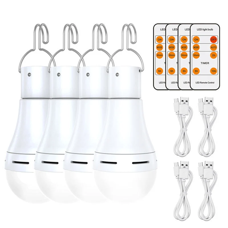 Solar Powered Led Light 7W 9W Bulb 1