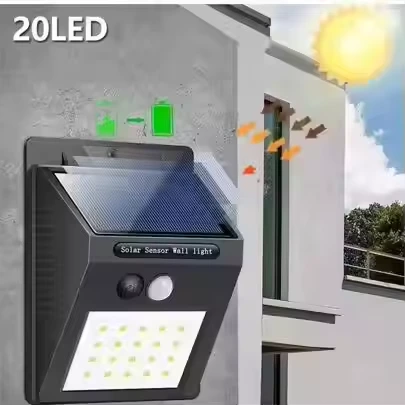 Outdoor 20 LED Solar Motion Sensor Wall Light 1