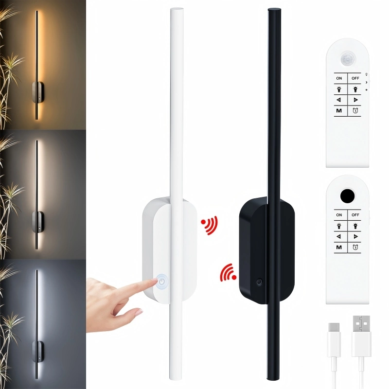 Rechargeable LED Wall Light with Touch & Remote Control 1