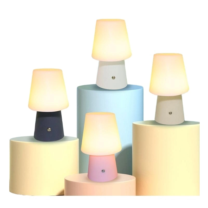 USB Rechargeable Mushroom Style Creative Table Lamp 1