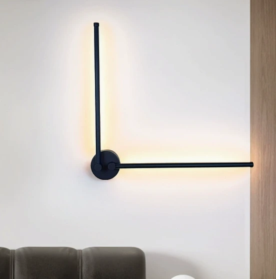 Linear wall lamp, rotatable and foldable, minimalist bedside lamp for the bedroom 1