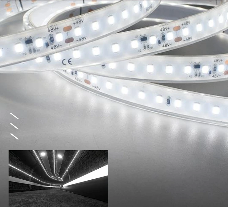 DC48V 10mm Wideth 30M With No Voltage Drop Mining LED Strip 1