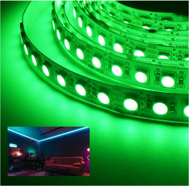 DC12V/24V 7/12/14/18W RGBW/WW SMD5050 LED Strip 1