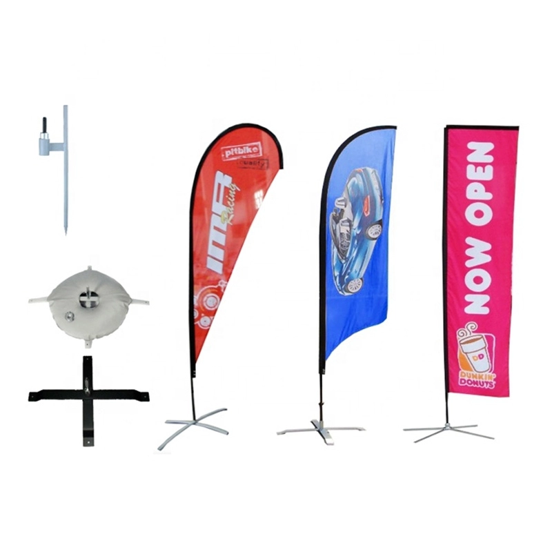 Giant Telescopic Flag Pole Outdoor Windproof Advertising & Event Flag System 1