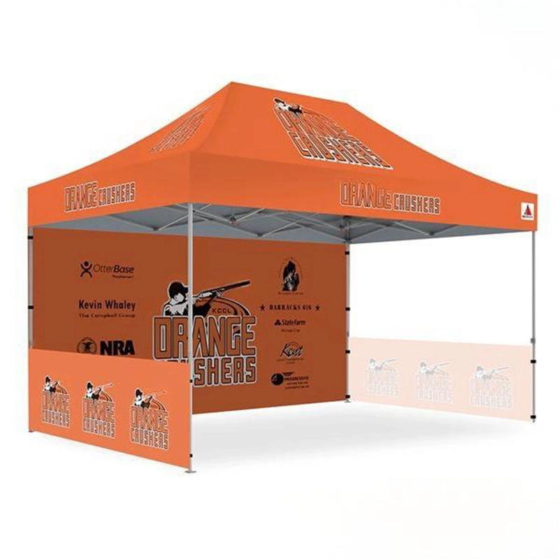 Custom Printed 10x15 FT Pop-Up Canopy Half Side Walls 1