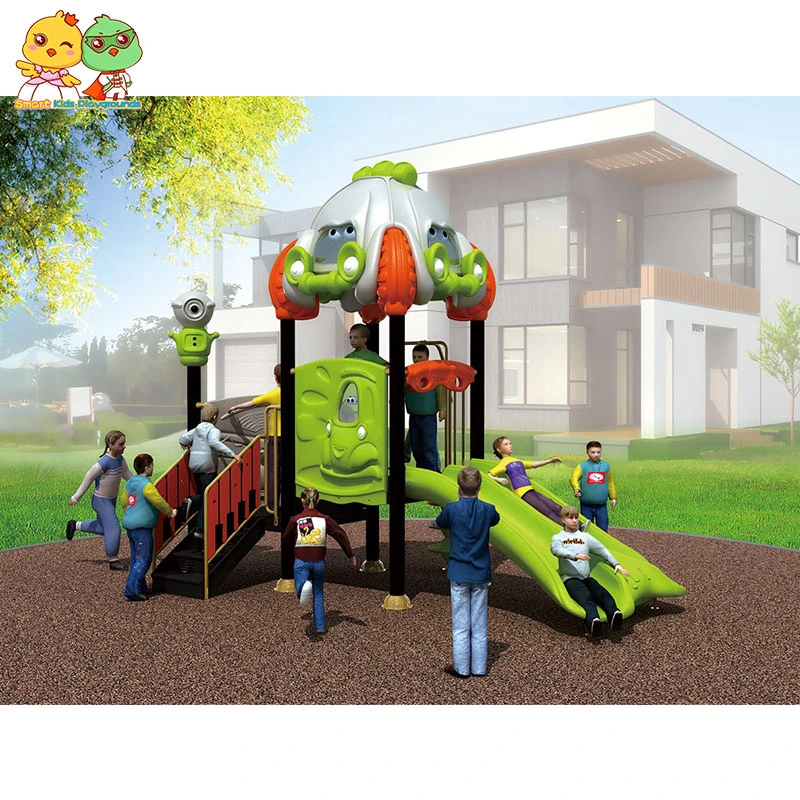 Kids outdoor playground plastic slides Jungle Series SKP-1810272 1