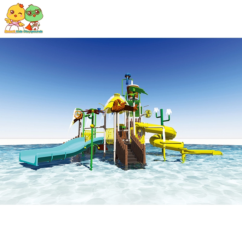 Children water park equipment play slide for sale SKP-1811023 1