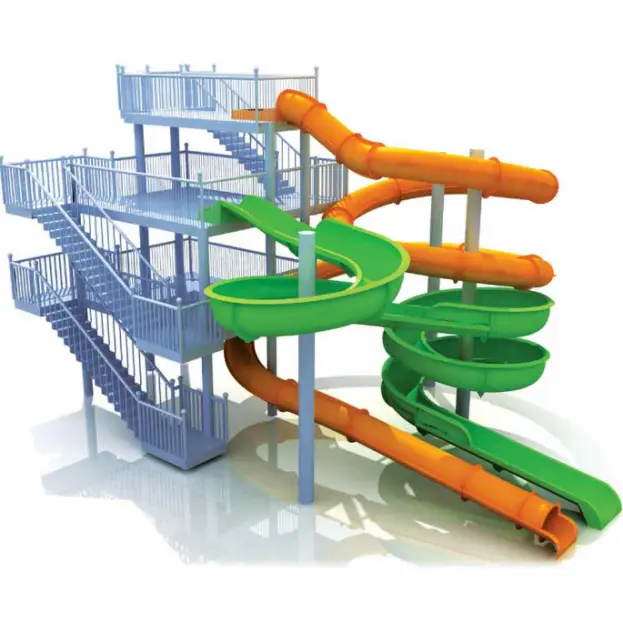SKP security water park equipment simple assembly for plaza 3