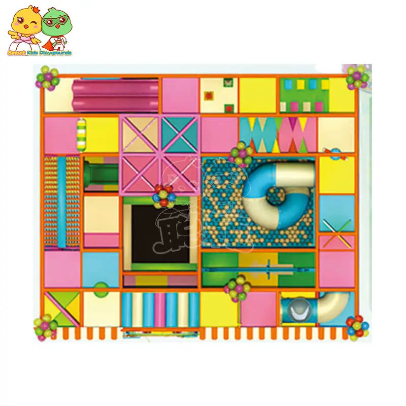 SKP safe candy theme playground supplier for shopping centre 3