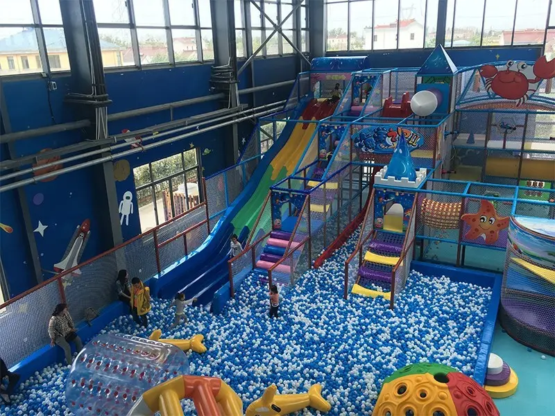 SKP wooden playground supplier for indoor play area 10