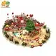 funny wooden playground equipment high quality for indoor 4