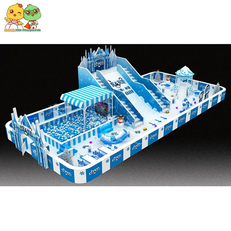 SKP snow theme playground wholesale for kindergarten1 2