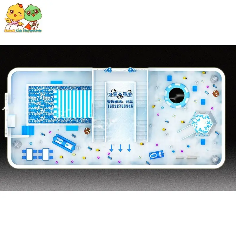 SKP snow theme playground wholesale for kindergarten1 4