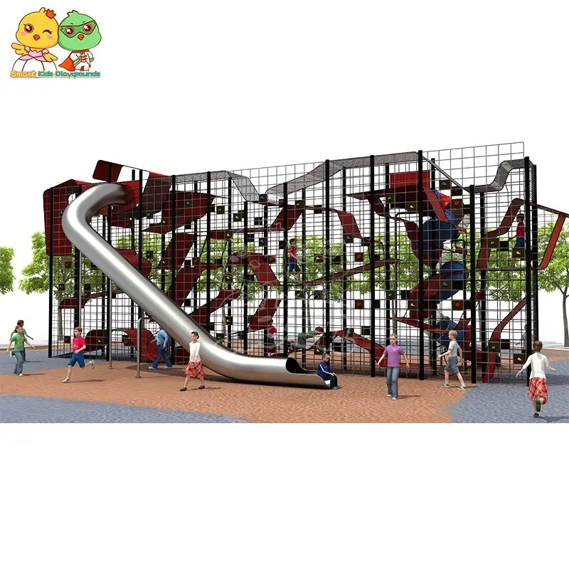SKP systems wooden slide wholesale for kindergarten 3