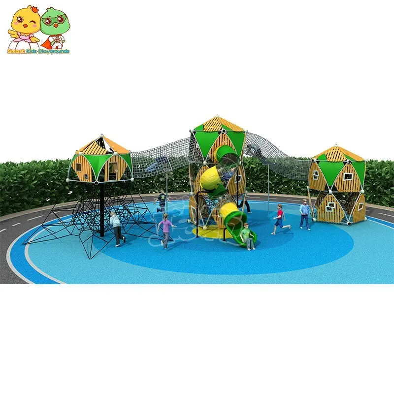 SKP systems wooden slide wholesale for kindergarten 9