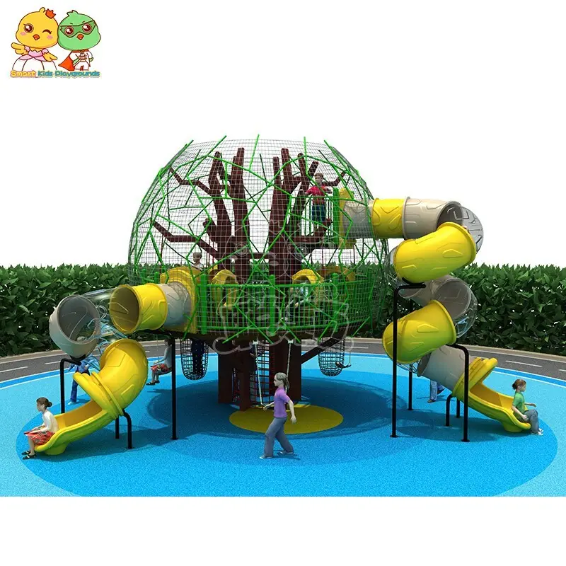 SKP systems wooden slide wholesale for kindergarten 4