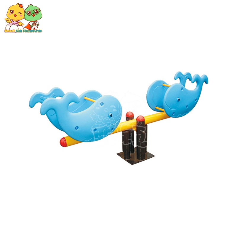 Creative Animal Plastic Galvanized Pipe Children's Seesaw SKP 1