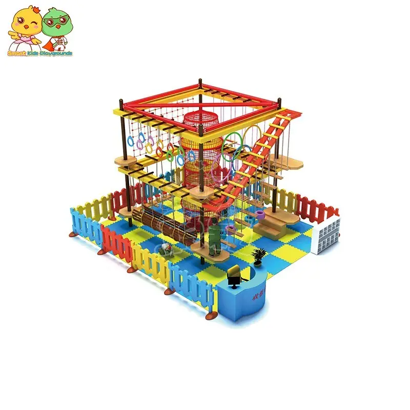 SKP indoor rope play equipment for challenge for play house 2