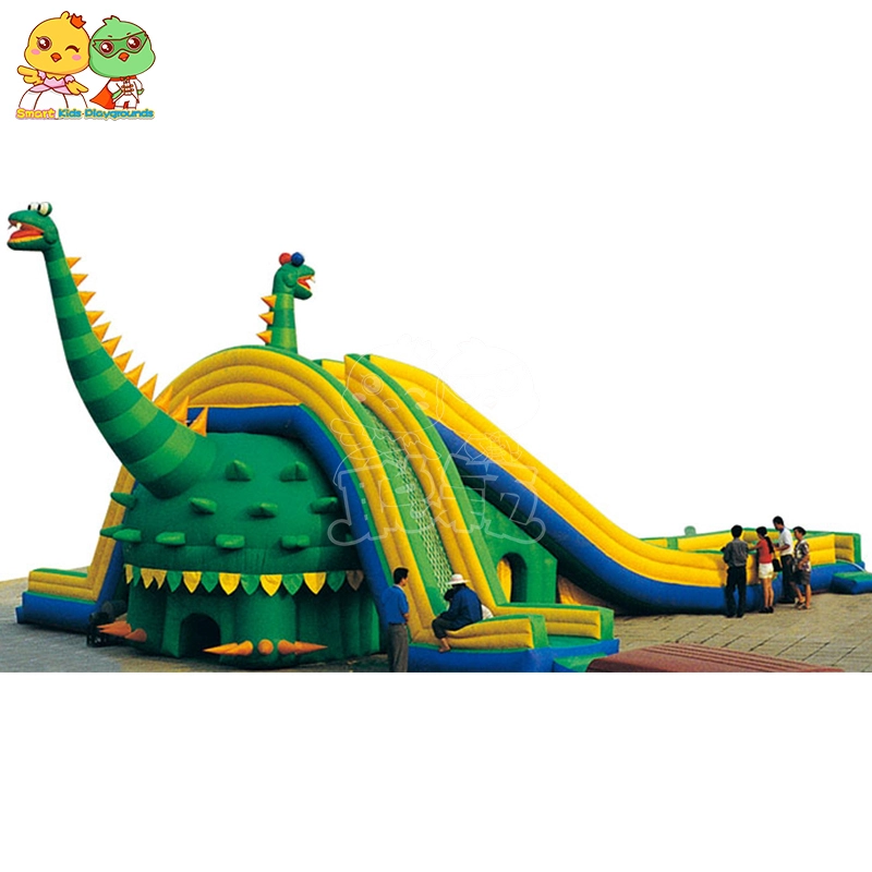 A Dinosaur Inflatable Castle Large Slide Inflatable Toy SKP 1
