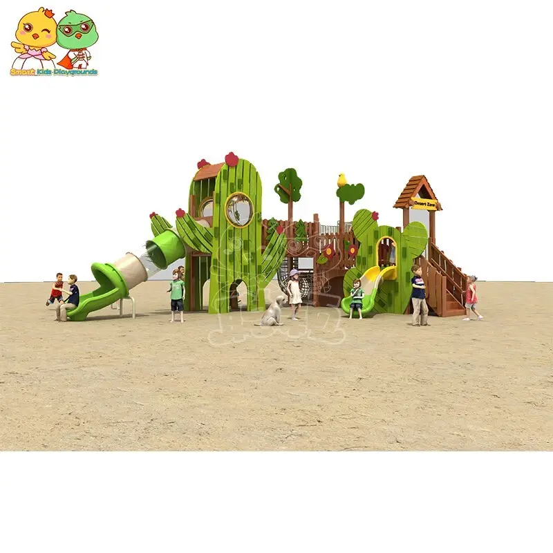 SKP playground plastic slide directly sale for pre-school 2