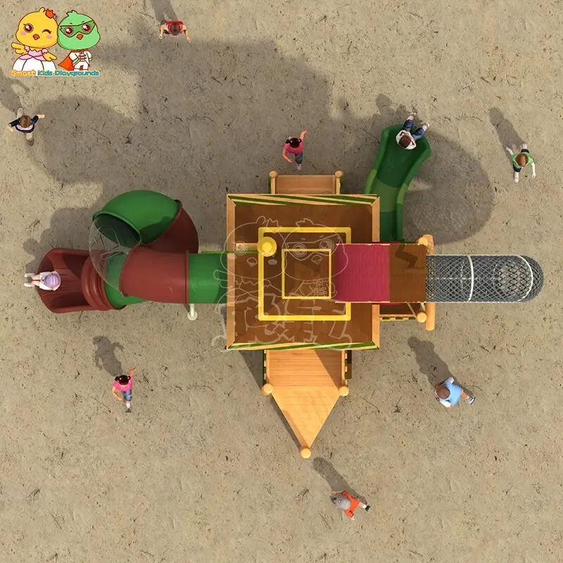 SKP stable wooden slide for supermarket 4