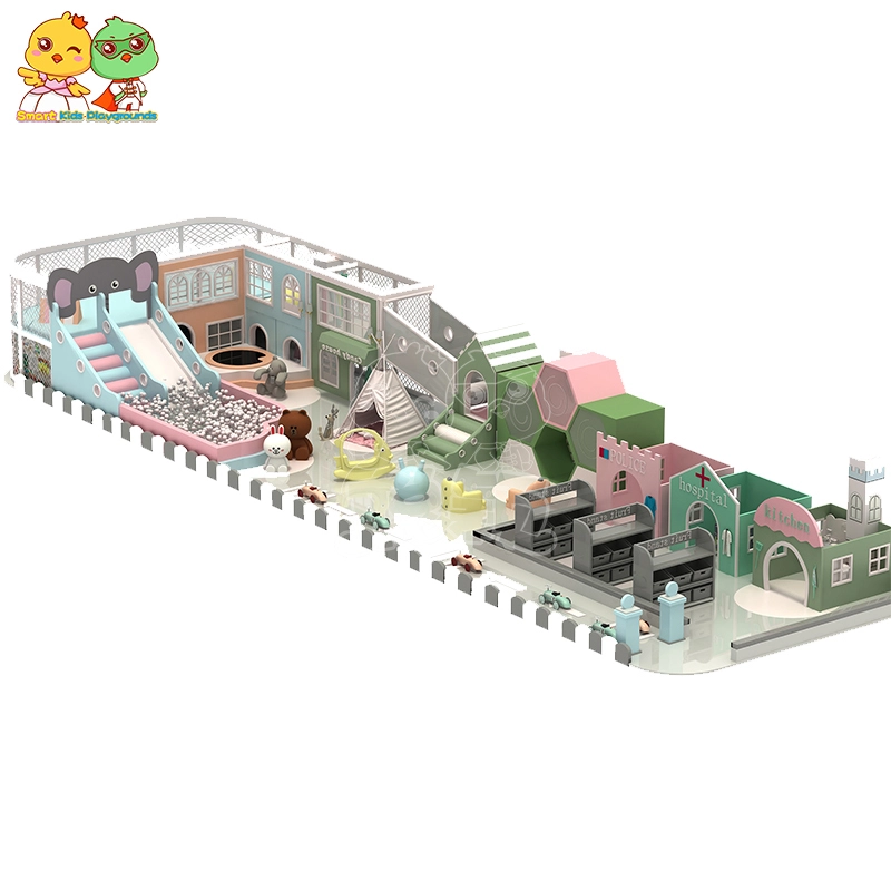 Commercial Manufacturer Candy Macaron Soft Play Toys indoor playground 1