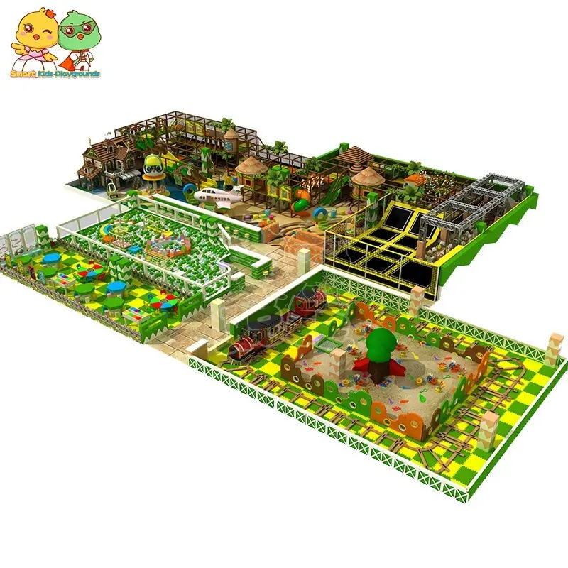 SKP amusement jungle theme playground directly price for Kindergarden 2