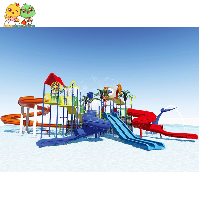 Amusement Park Large water park slide manufacturers anti - corrosion fiberglass SKP 1
