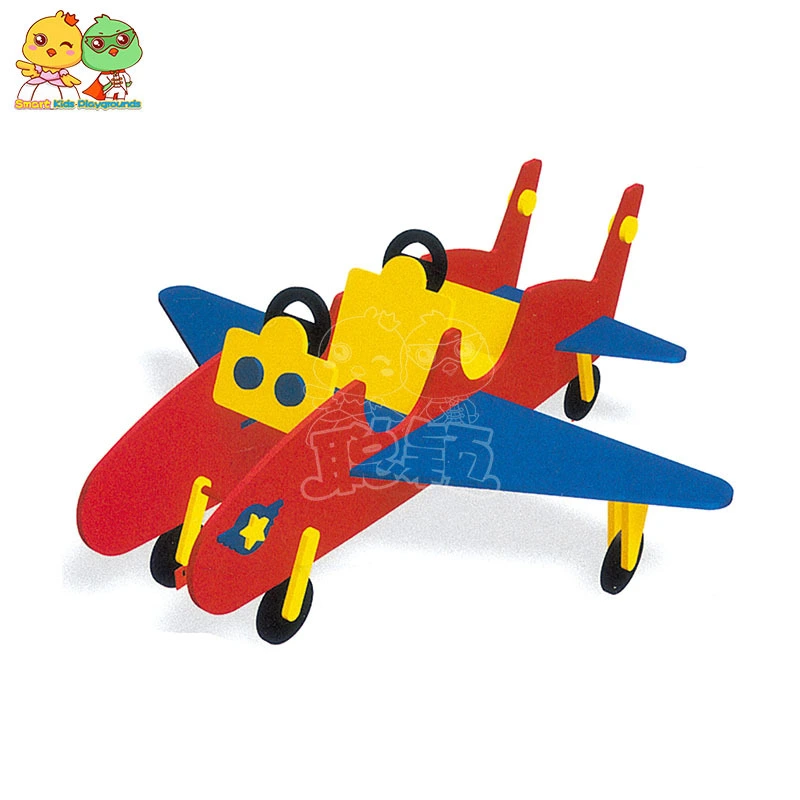 High - end aircraft shape outdoor shaking horse playground Park kindergarten rocking equipment children 1