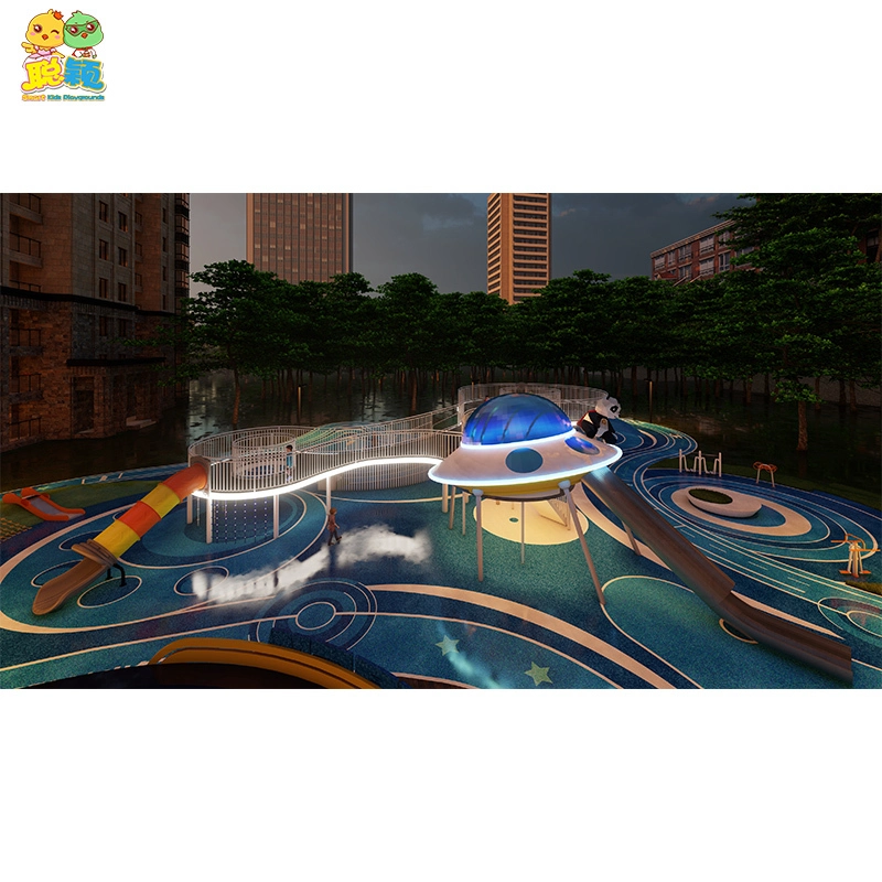 Community Comfortable Amusement Park Outdoor Playground Toy Sets Equipment Slide 1