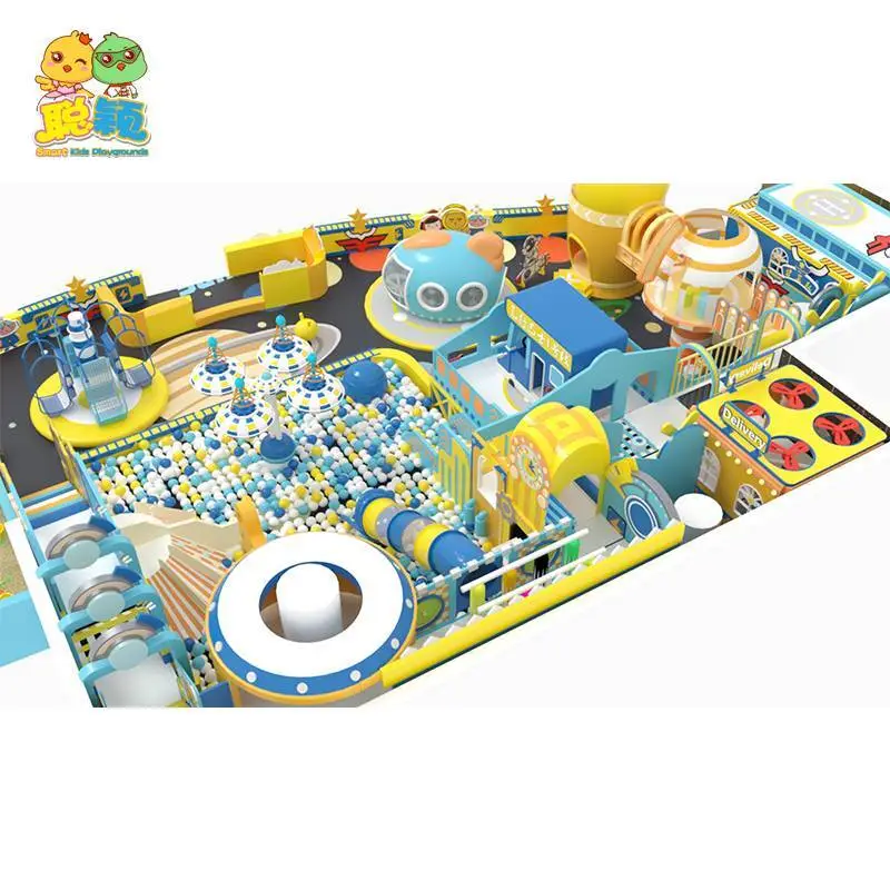 Amusement Park Soft Play Children Indoor Playground Sets Equipment Big Ball Pool Kids Toys 1