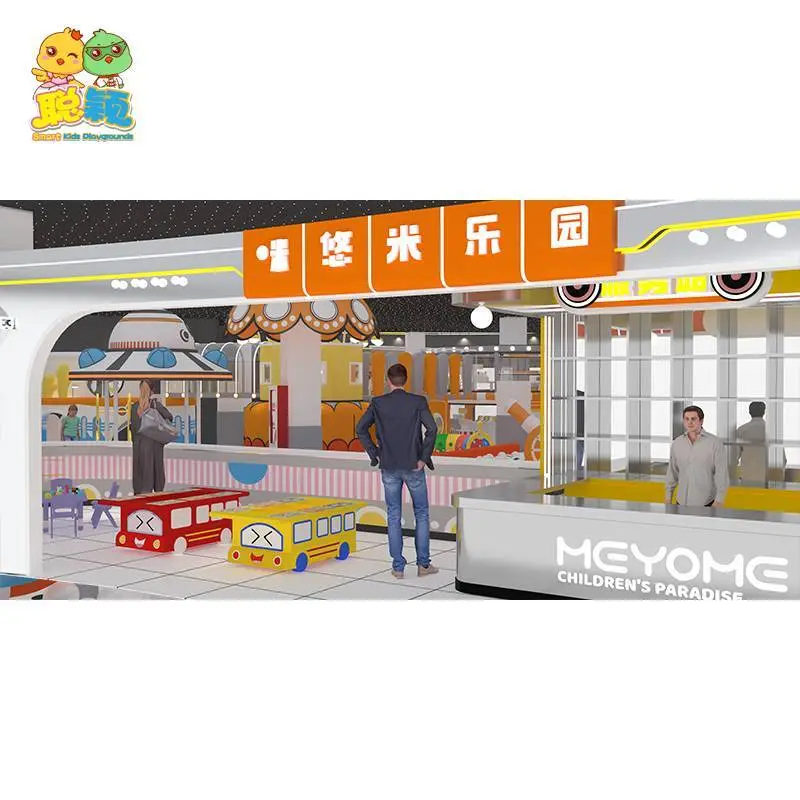 High Quality Hot Selling Ball Pool Trampoline Indoor Playground Soft Play Area For Sale Wholesale-SKP 1