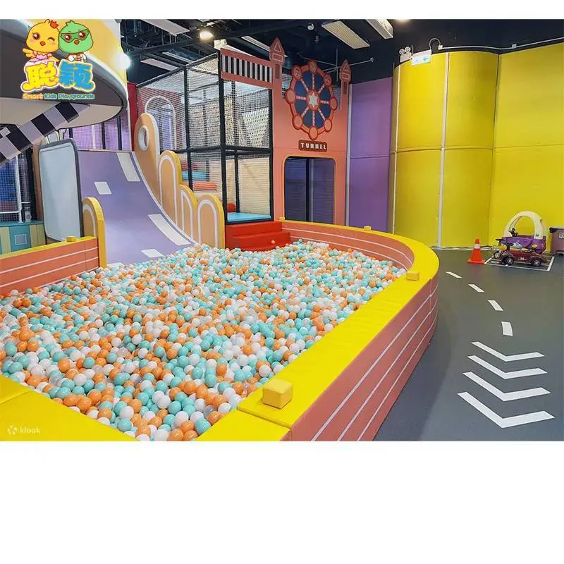 Commericial Multi-functional Kids Games Soft Play Area Indoor Playground 1