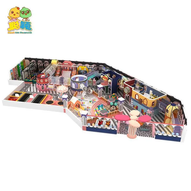 Multi-functional Soft Play Area Pretty Anime Characters Indoor Playground For Children 1
