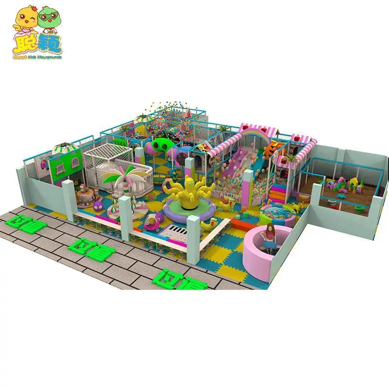 Multi-Functional Summer Holiday Theme Soft Play Indoor Playground With High Quality 1