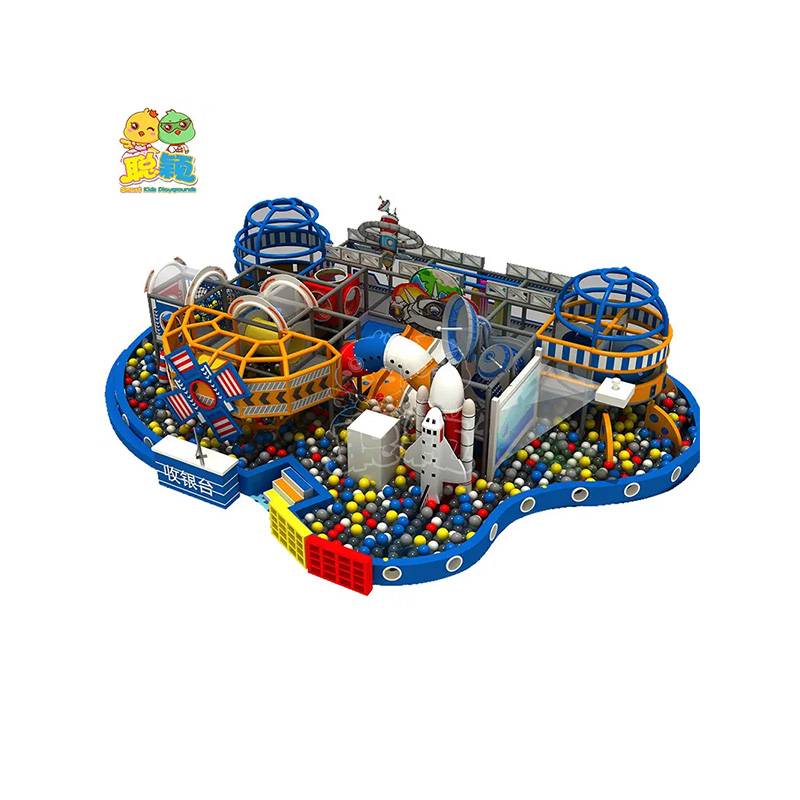 Spaceship Theme Creative Ball Pool Soft Play Indoor Playground For Kids 2