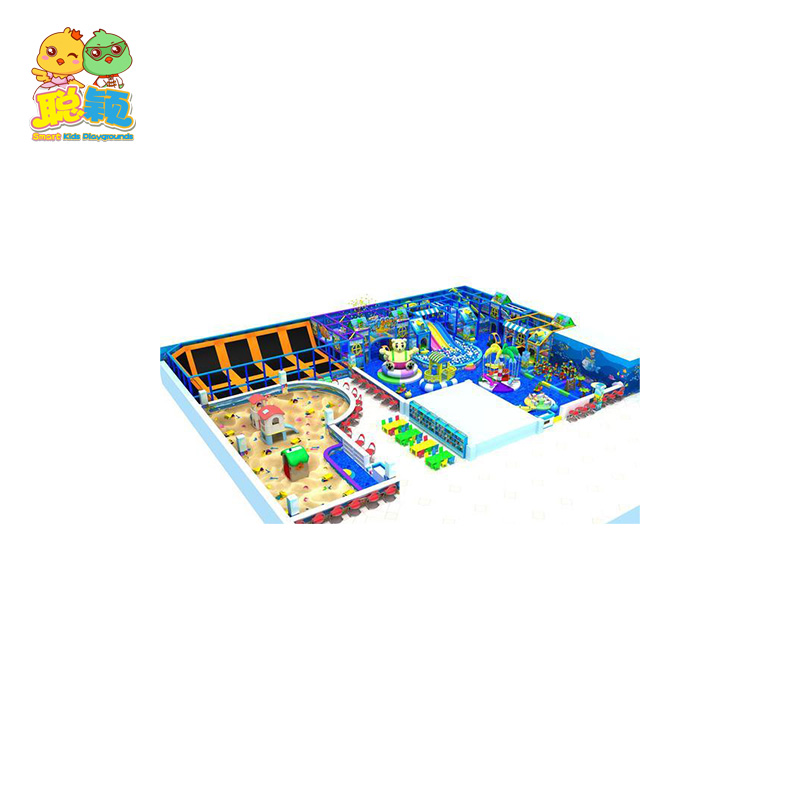 Spaceship Theme Creative Ball Pool Soft Play Indoor Playground For Kids 6