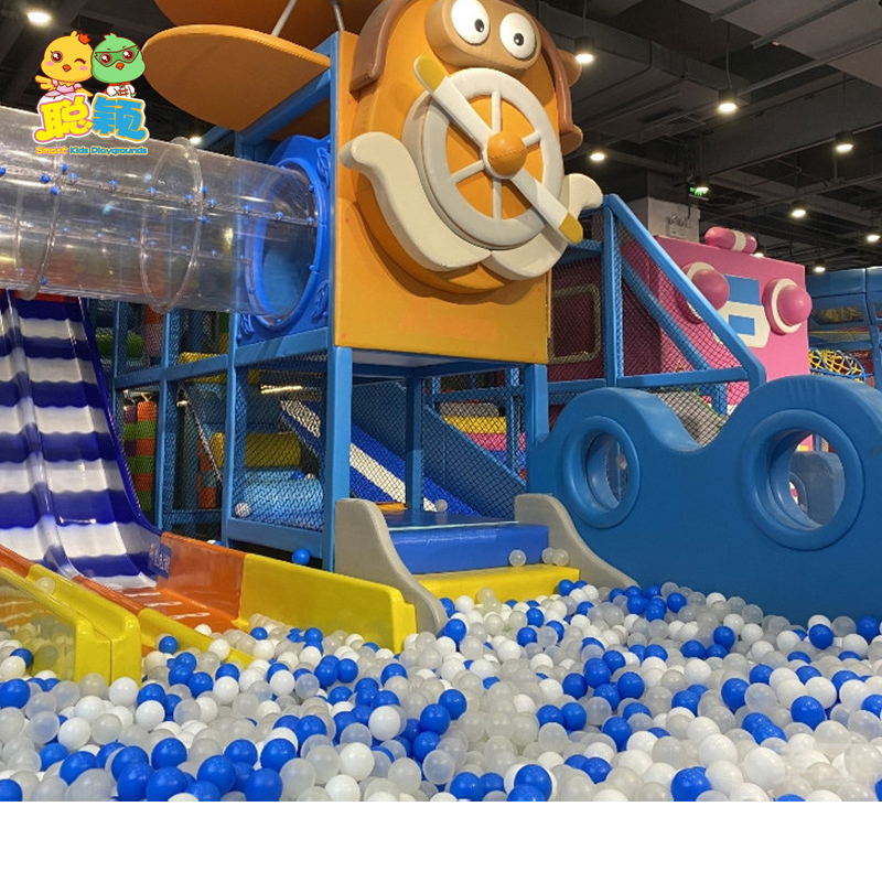 Spaceship Theme Creative Ball Pool Soft Play Indoor Playground For Kids 4