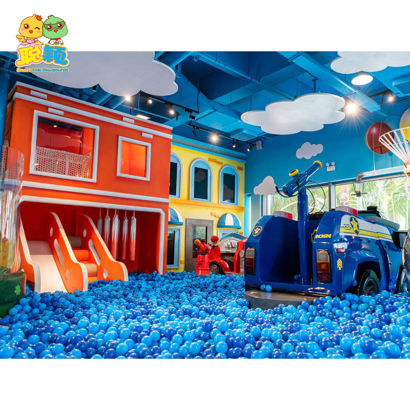 Spaceship Theme Creative Ball Pool Soft Play Indoor Playground For Kids 5