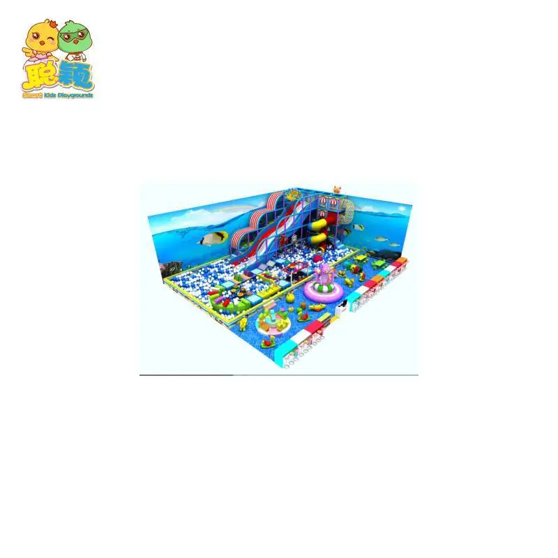 Ocean Theme Blue Color Soft Play Games Indoor Playground From High Quality Supplier 1