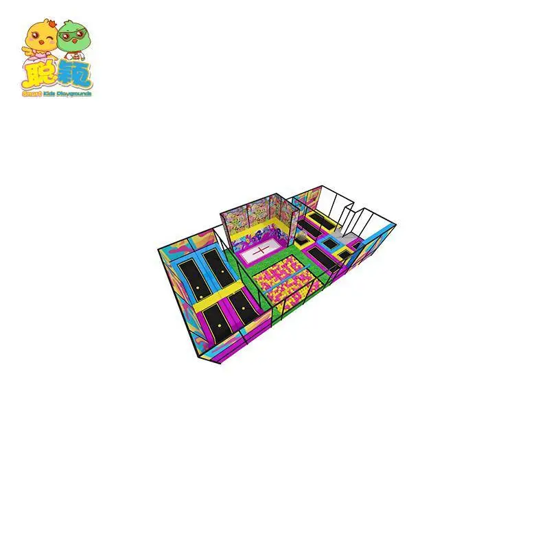 Verified Supplier New Design Play Park Soft Play Games Indoor Playground Trampoline Park 1