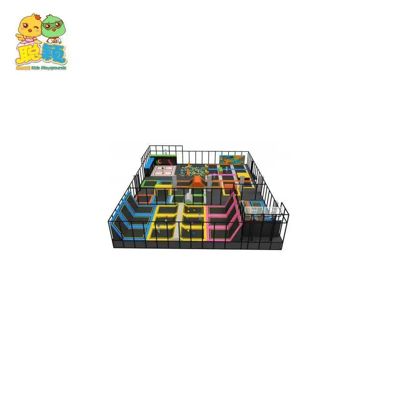 Commercial New Design Customized SofT Play Indoor Sports Equipment Trampoline Park With Certification 1