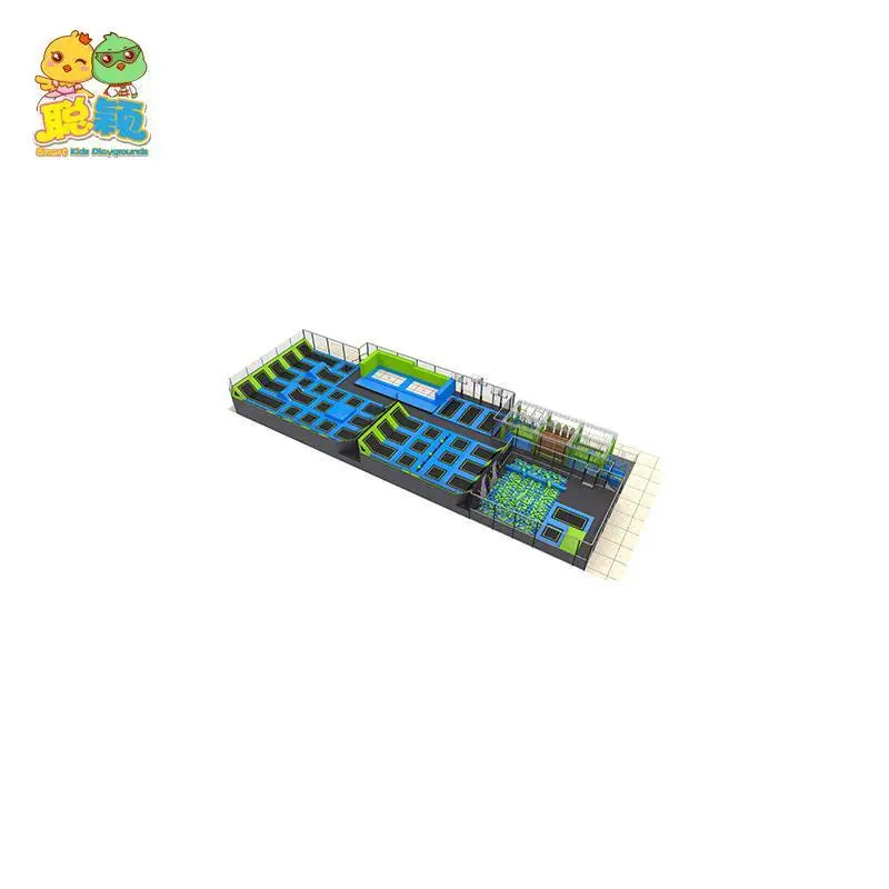 High Quality Manufacturer Amusement Trampoline Park Indoor Playground For Kids 1